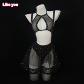 Like You内衣女纯欲性感蕾丝尺度大聚拢显大qqny约会诱惑镂空显瘦