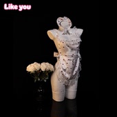 Like You甜心女仆性感睡裙女仆约会碎花蕾丝内衣女诱惑纯欲风qqny