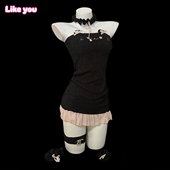 Like You内衣女纯欲性感睡衣约会免脱诱惑睡裙尺度大女款 显瘦qqny