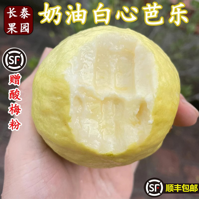 奶油软白番石榴软心芭乐当季新鲜