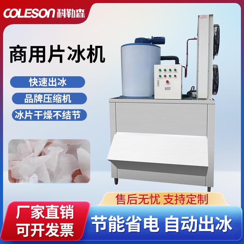 商用冰片机超市保鲜肉类蔬菜海鲜食品制冰机鳞片冰厂家