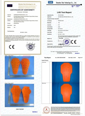 二级护甲摩托机车骑行服升级内置护具慢回弹防摔CE2认证冲击变硬
