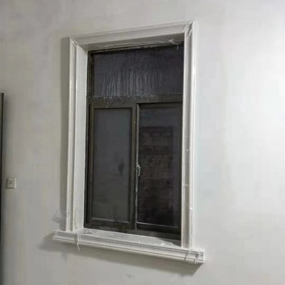 仿大理石一体门窗套瓷砖窗台板石塑入户门电梯门垭口包边装饰线条