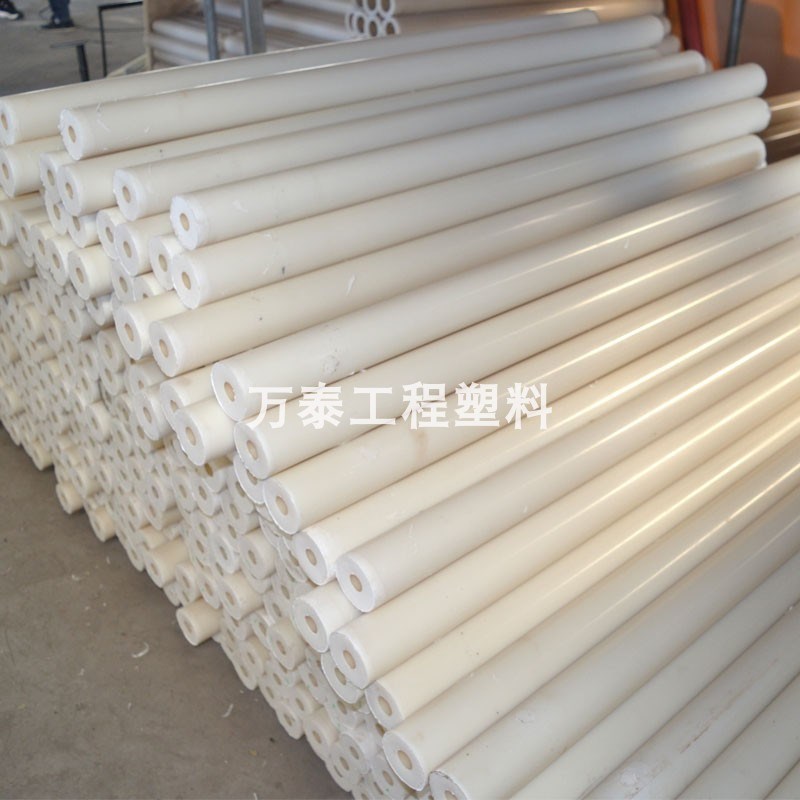 MC尼龙管硬含油PA6尼龙棒空心圆柱耐磨隔套衬套尼龙套管加工定做