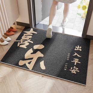 出入平安入户门地垫门外丝圈门垫入门户蹭脚垫室外进门门口厚地毯
