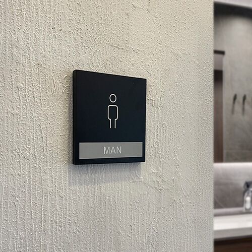 卫生间标牌提示牌警示牌洗手间男女厕所残疾人母婴室公司金属双面