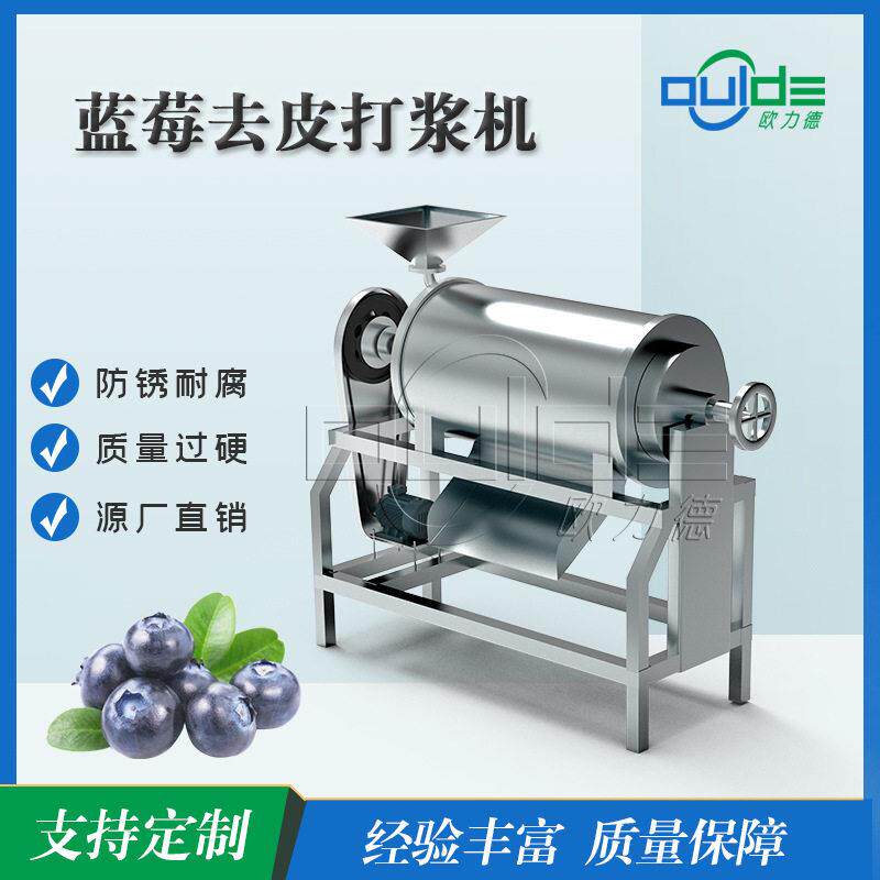 不锈钢果蔬蓝莓去皮打浆机浆渣分离道打浆机水果打浆机厂家直销