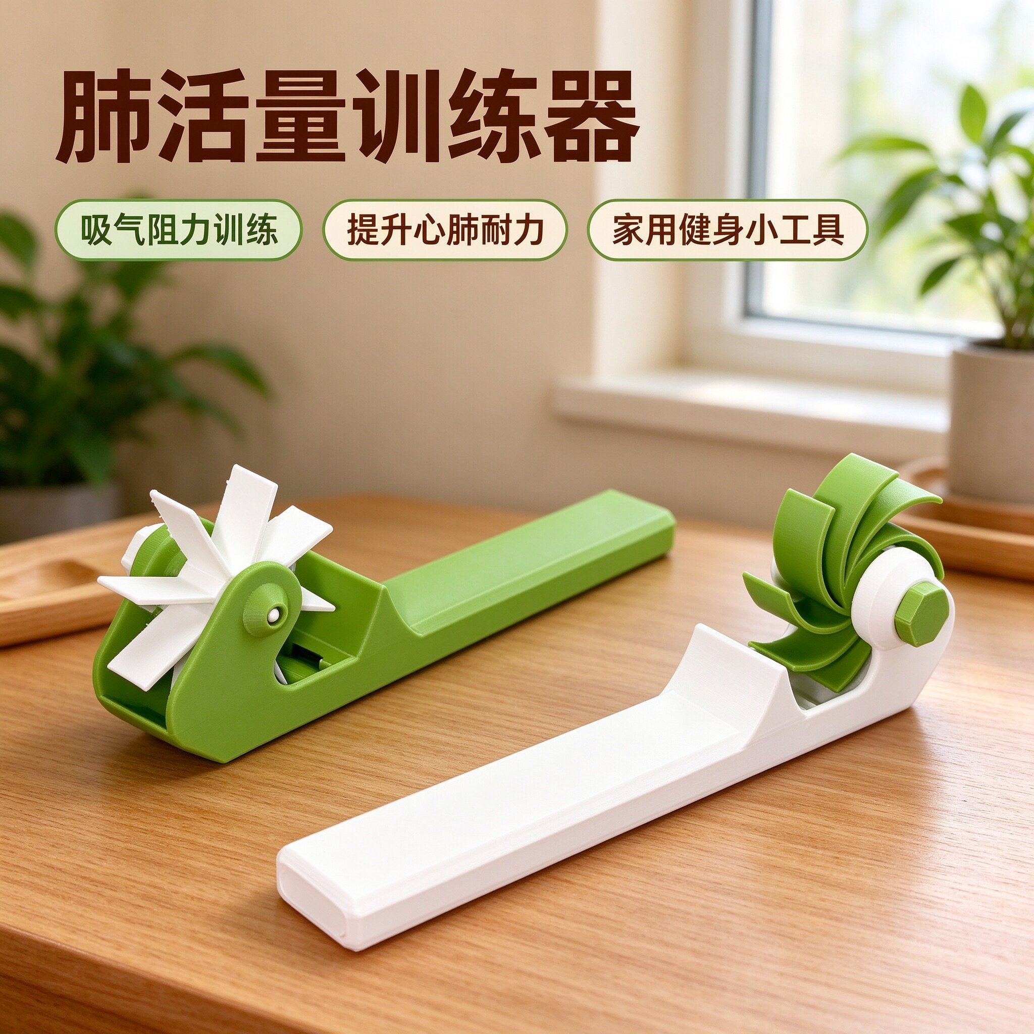 趣味风车阻力肺活量训练器