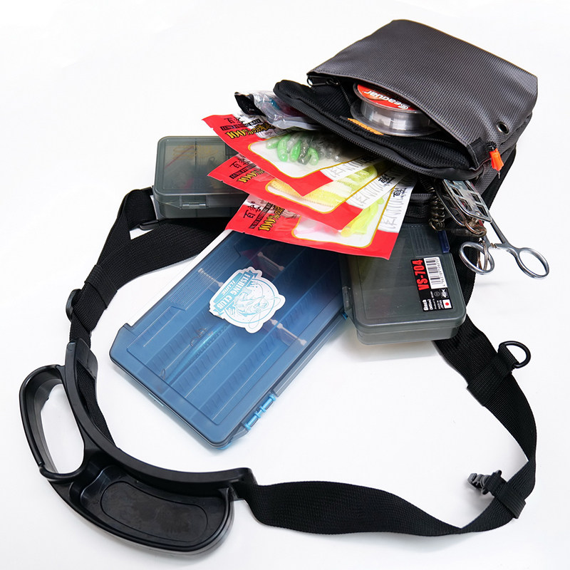 SANSHOU路亚腰包收纳包便携防水耐磨渔具斜挎包多功能钓鱼专用,户外/登山/野营/旅行用品,渔具包,淘宝优惠券,粉丝福利购,淘宝优惠卷