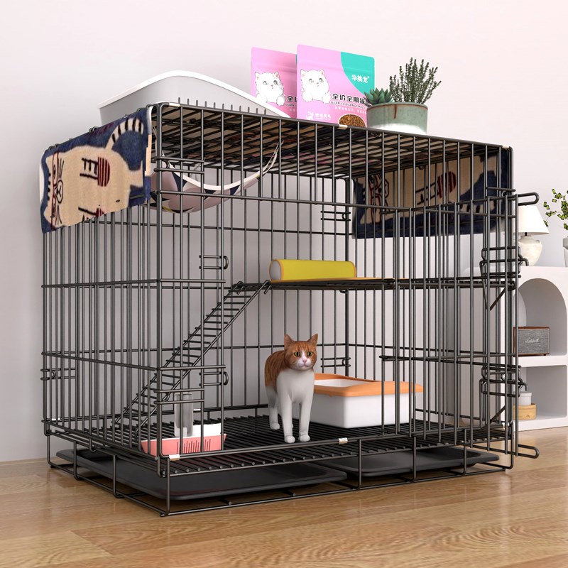 猫笼子猫别墅家用室内超大自由空间带厕所一体猫咪猫窝小户型猫屋