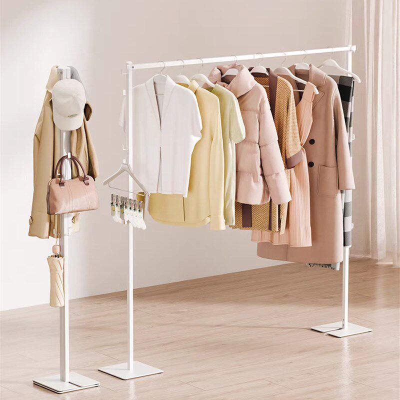 折叠晾衣架室内家用阳台晾衣晒被子神器卧室落地衣帽架简易挂衣架,收纳整理,壁挂晾晒架/网,淘宝优惠券,粉丝福利购,淘宝优惠卷