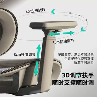 迪贝森E3人体工学椅家用电脑椅舒适办公椅靠背座椅学习椅电竞椅