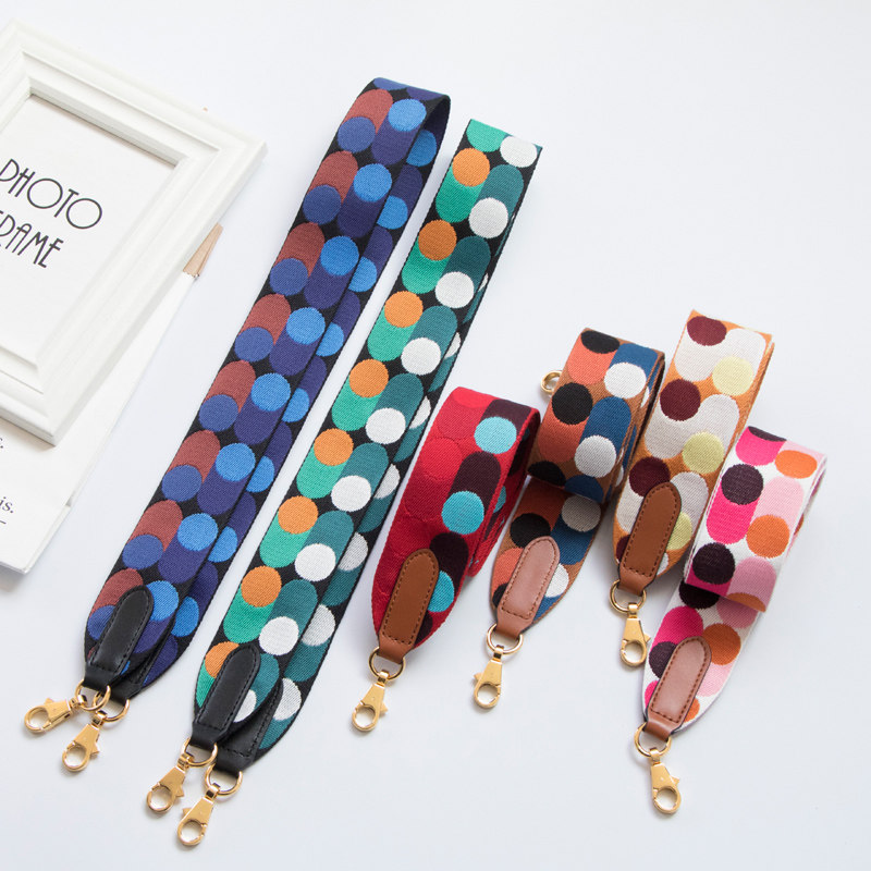 圆点帆布包带斜挎带替换凯莉包肩带配件包包宽肩带包背带单肩带潮,服饰配件/皮带/帽子/围巾,包带,淘宝优惠券,粉丝福利购,淘宝优惠卷