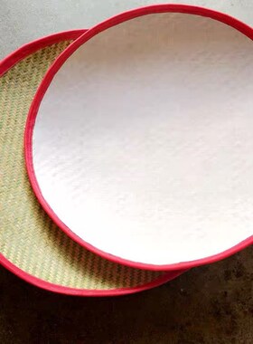 手工竹编制品 制茶用具 加布软弧 软甲 竹编 竹匾软簸箕 搅拌茶叶