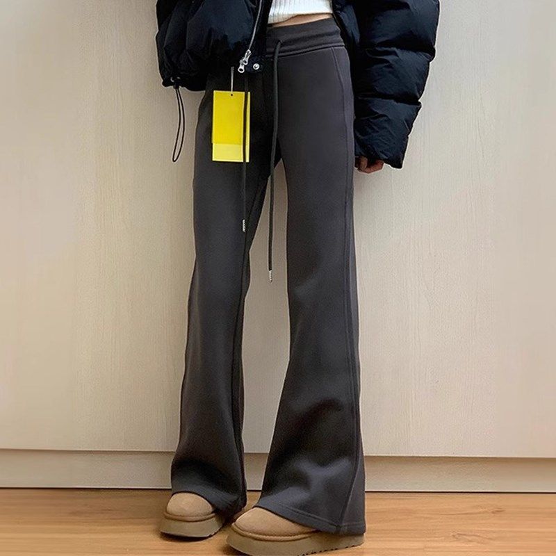 女童休闲裤2025春装新款喇叭裤儿童运动卫裤大童女孩春秋薄款裤子