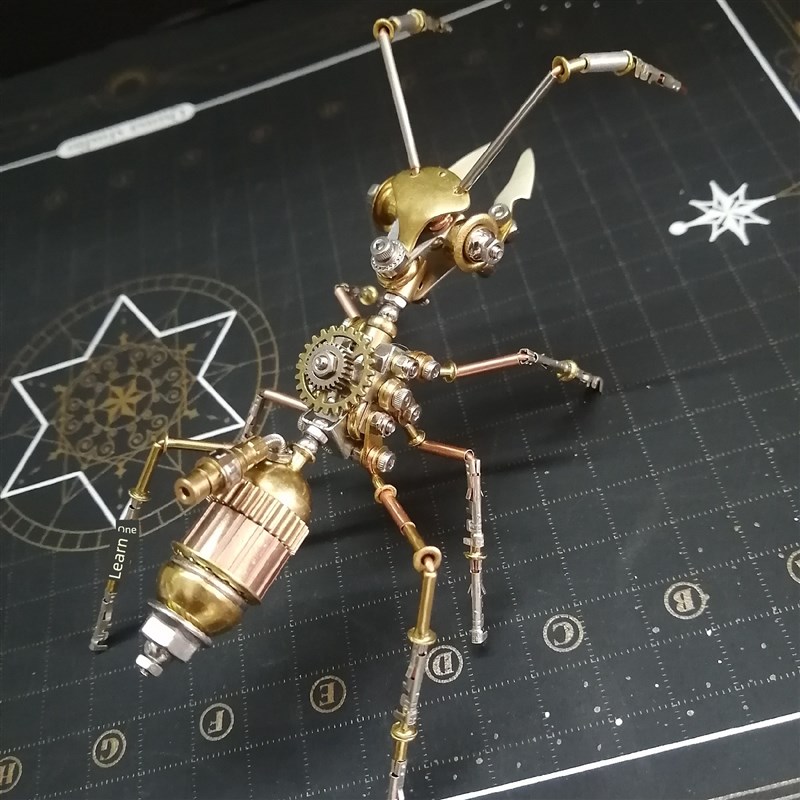 机械拼图昆虫f蚂蚁精密金属拼装模型3d立体创意手工diy男玩具礼物