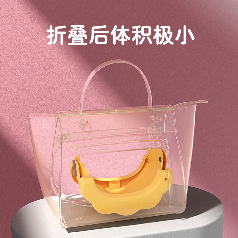 雅亲儿童外出便携式尿盆宝宝男旅行坐便器女上厕所车载折叠小马桶