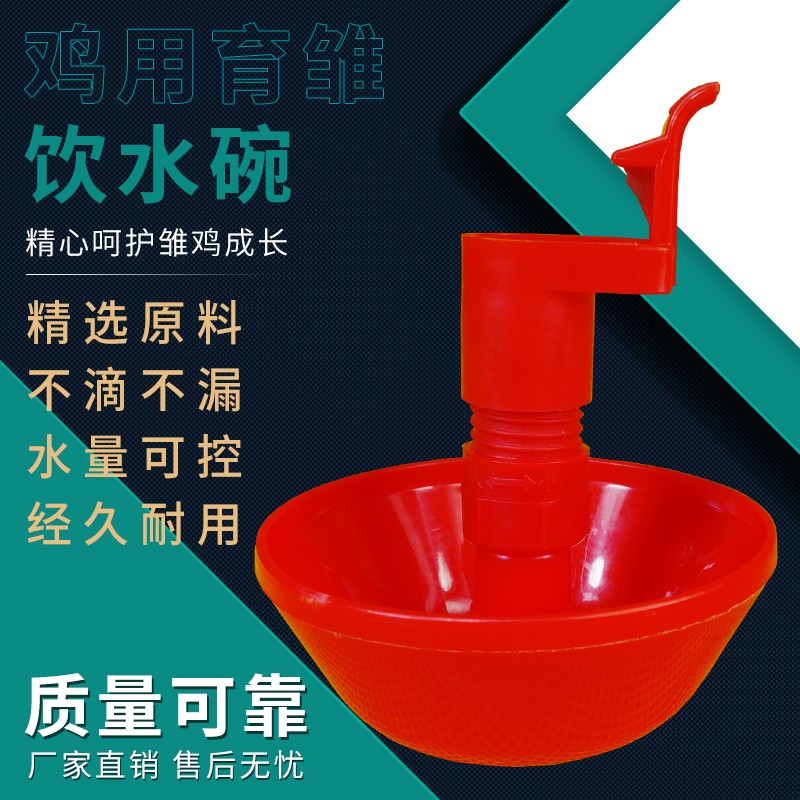 雏鸡水碗鸽子自动饮水器鸡用吊杯饮水器乳头小鸡饮水碗家禽喂水器