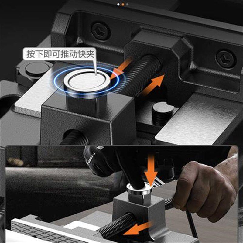 平口钳台b虎钳小型快速台钻夹具工业级台钳工作台家用精密加工迷