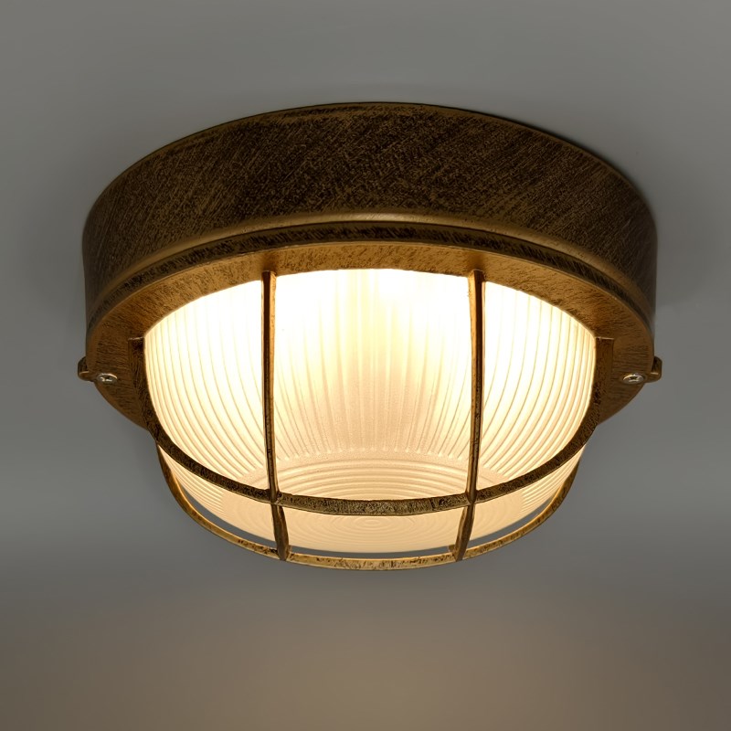 美式吸顶灯欧f式创意复古工业风led阳台走廊过道卧室户外灯灯具