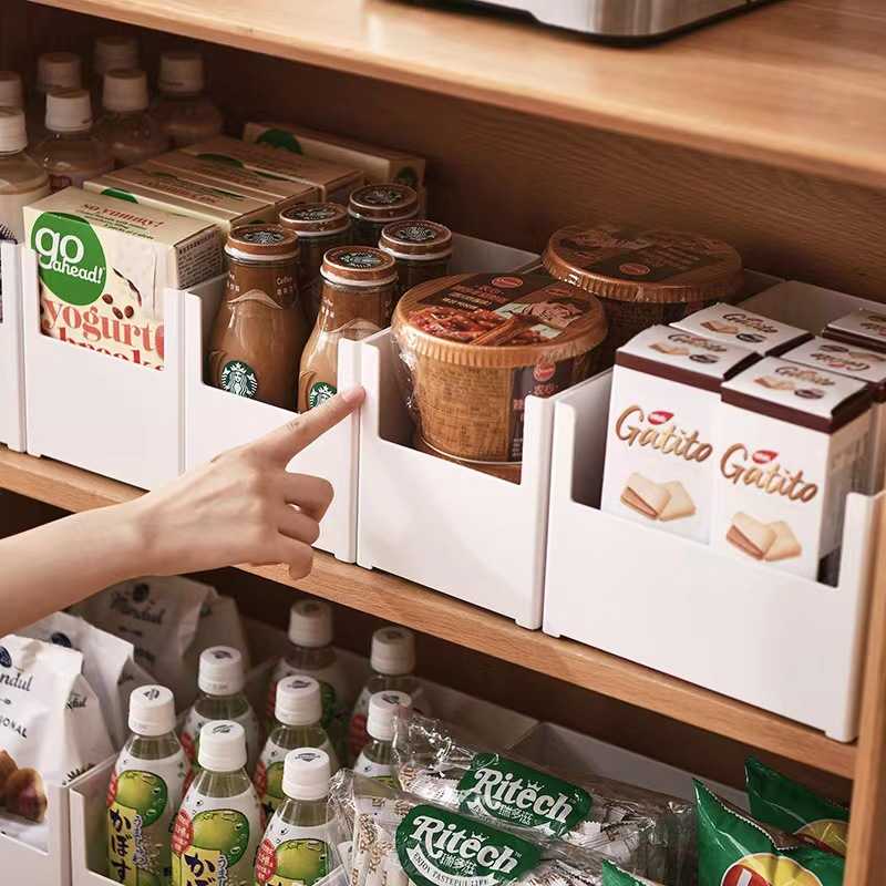 日式直角收纳盒多功能厨房储物盒子浴室面膜整理盒桌面杂物收纳筐