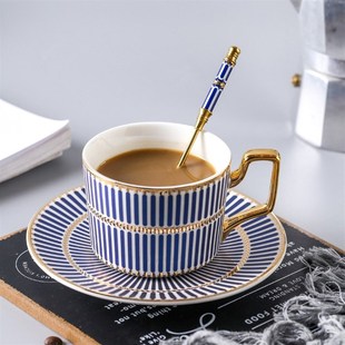 轻奢下午茶勺304不锈钢咖啡勺奶茶甜品长柄搅拌勺调羹水果叉汤勺