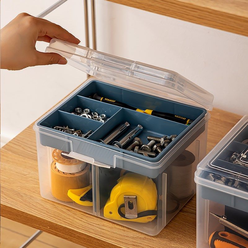 手提工具箱多功能大容量收纳箱塑料收纳盒家用五金透明储物整理箱,五金/工具,五金工具箱/五金收纳箱,淘宝优惠券,粉丝福利购,淘宝优惠卷