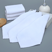 50条装 纯棉白色小方巾儿童洗脸毛巾酒店幼儿园KTV擦手巾厨房抹布