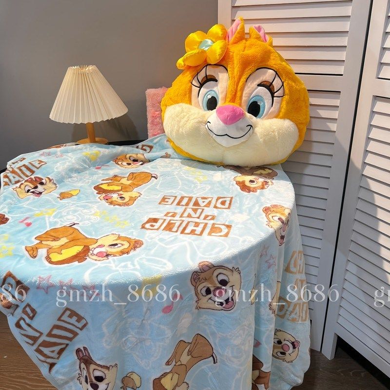 包邮】可爱花栗鼠抱枕被子两用车载靠枕空调被午睡枕头毯子二合一,居家布艺,抱枕被,淘宝优惠券,粉丝福利购,淘宝优惠卷