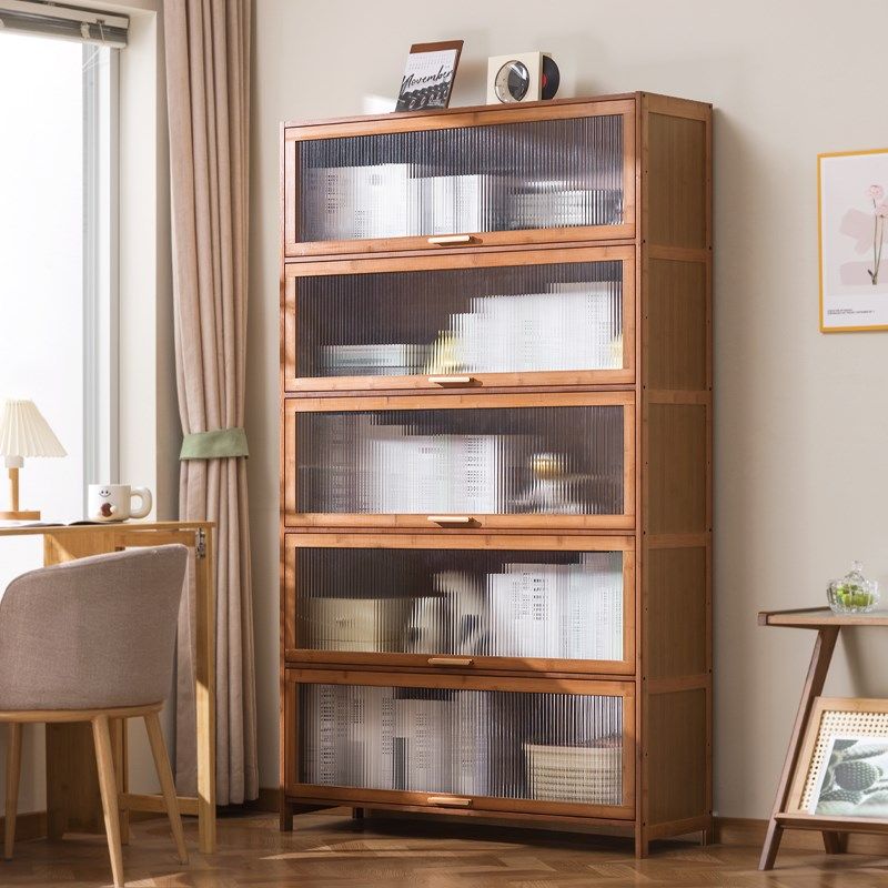 组合书柜多功能家用落地书架客厅实木多层大储物书橱置物架收纳柜,收纳整理,收纳柜,淘宝优惠券,粉丝福利购,淘宝优惠卷