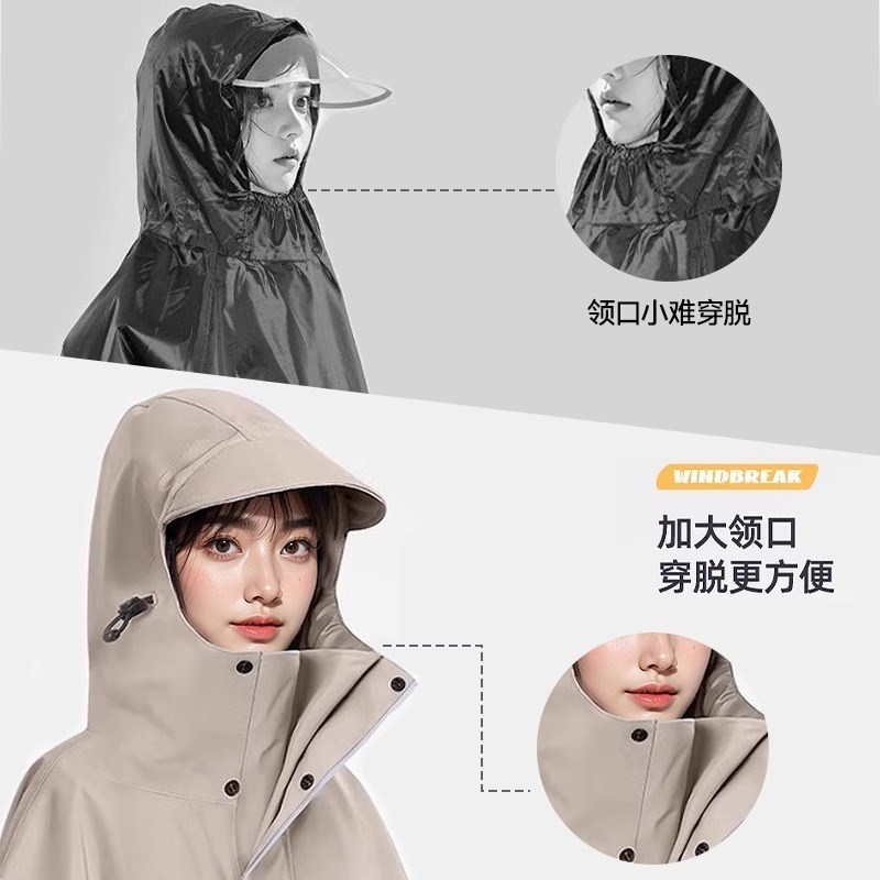 雨衣电动车摩托车长款全身防暴雨雨披男款成人外穿骑行女防水