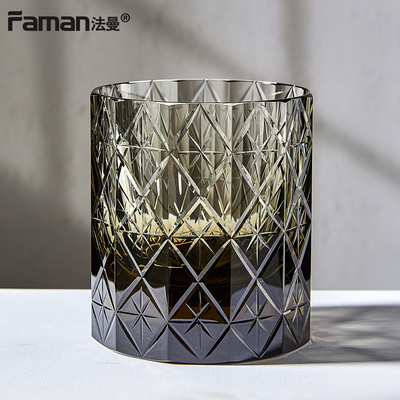 江户切子高档K9水晶玻璃杯手工星芒威士忌洋酒杯七夕送礼高端酒具