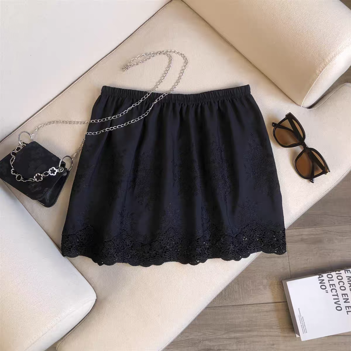 蕾丝花边半身裙女2026新款秋冬叠穿屁帘下摆遮屁股神器打底短裙子,女装/女士精品,大码半身裙,淘宝优惠券,粉丝福利购,淘宝优惠卷