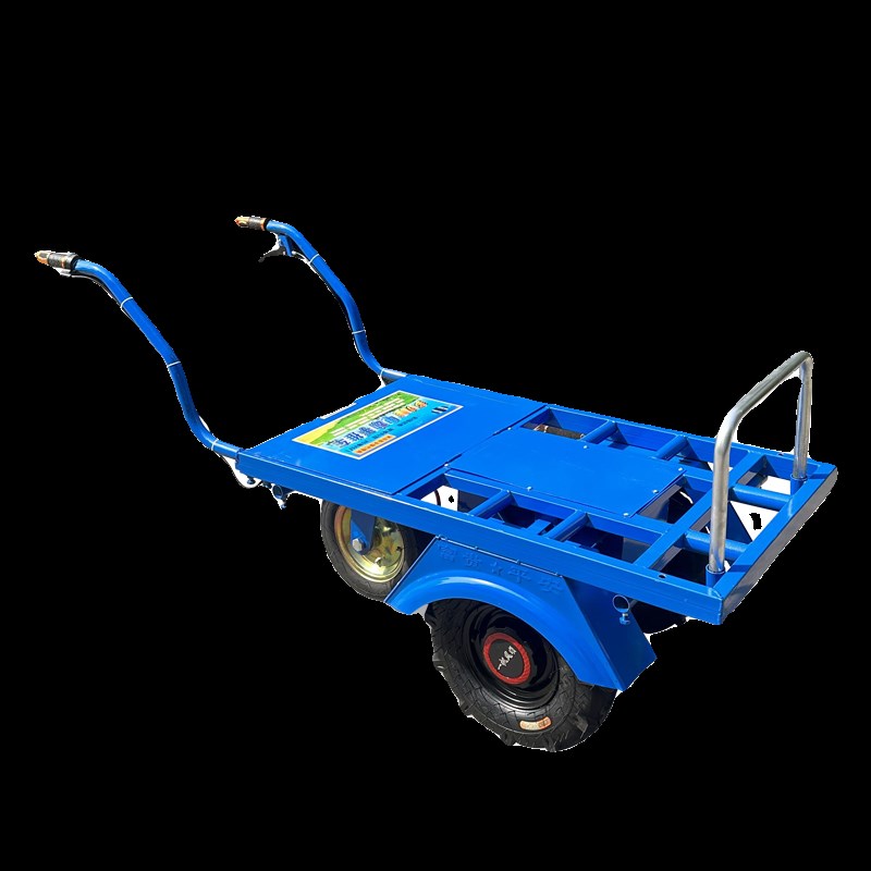 电动鸡公车农用三轮车家用双轮搬运车新款果园爬坡运输小推车