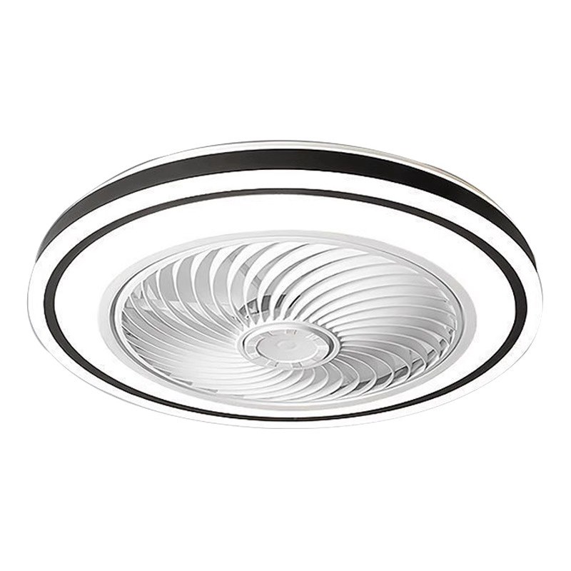 2024新款风扇灯吊扇灯现代简约一体静音电扇餐厅主卧室吸顶灯中山