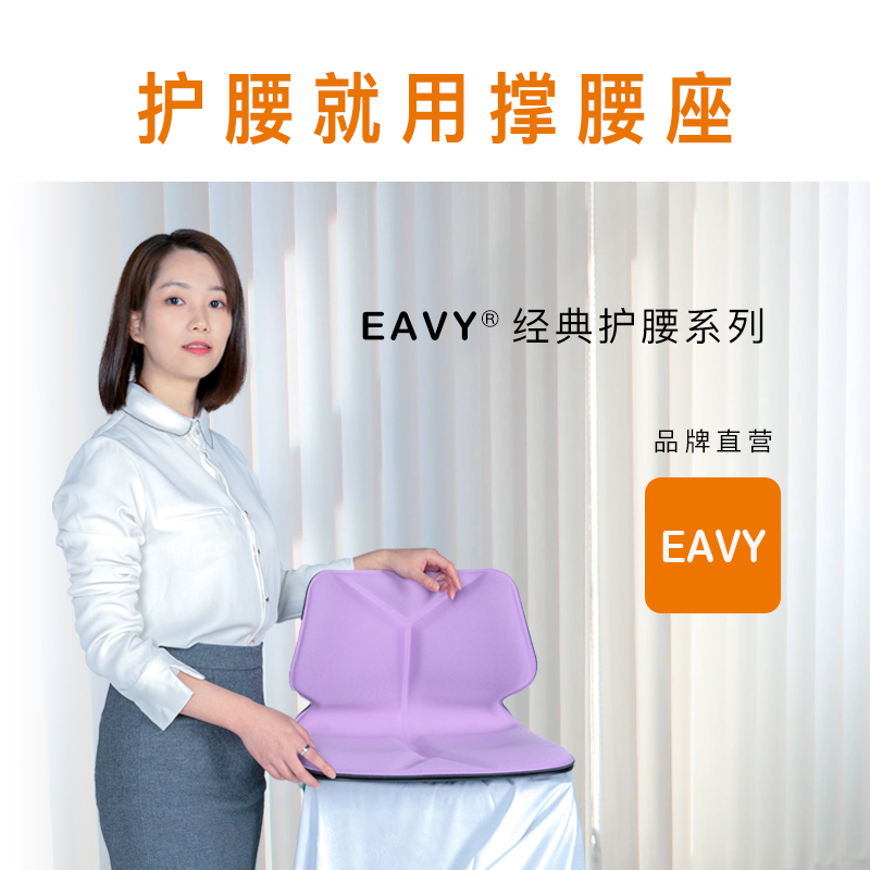 EAVY 颐维撑腰座 新款 护腰坐垫靠垫 坐姿矫正 保护腰椎 防止腰累