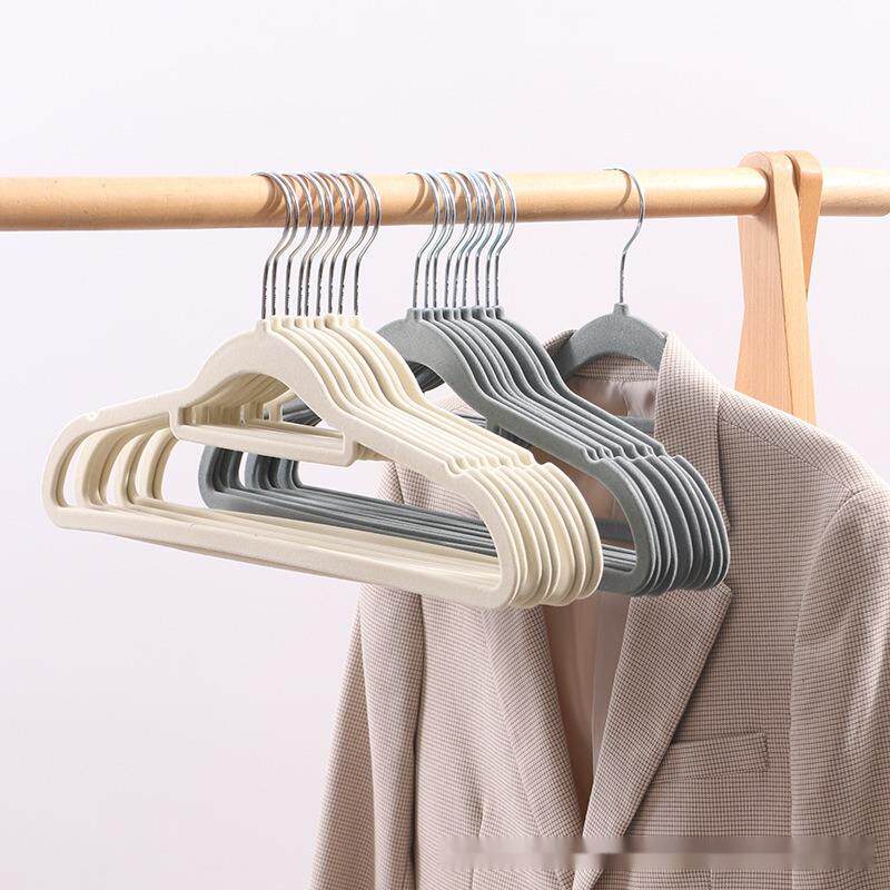 2025新款植绒衣架无痕防滑日式衣架干 干湿两用收纳神器家用宿舍