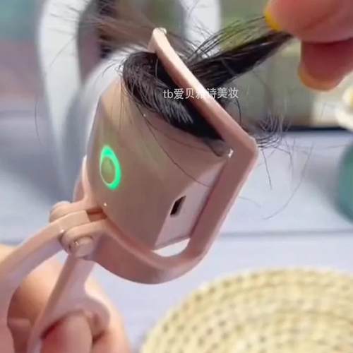 2025新款一秒开花持久定型！梦玲同款电烫睫毛夹电热睫毛女电动加