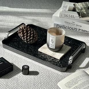 韩国美容院专用托盘长方形客厅茶几家用轻奢高档包豪斯高级茶盘亚
