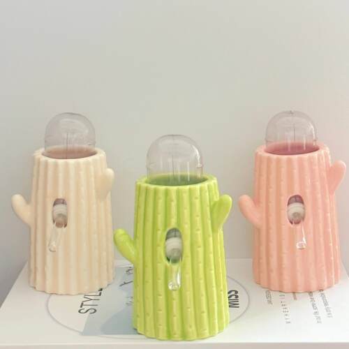 仓鼠水壶饮水器仙人掌水樽仓鼠饮水壶支架陶瓷立式饮水器防侧翻金
