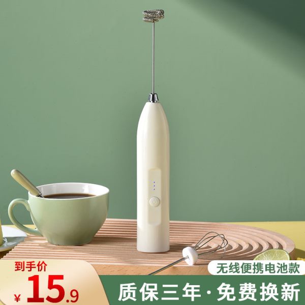 店铺咖啡头【电动销泡家打泡器搅拌+】】【销奶热器10热打蛋器万