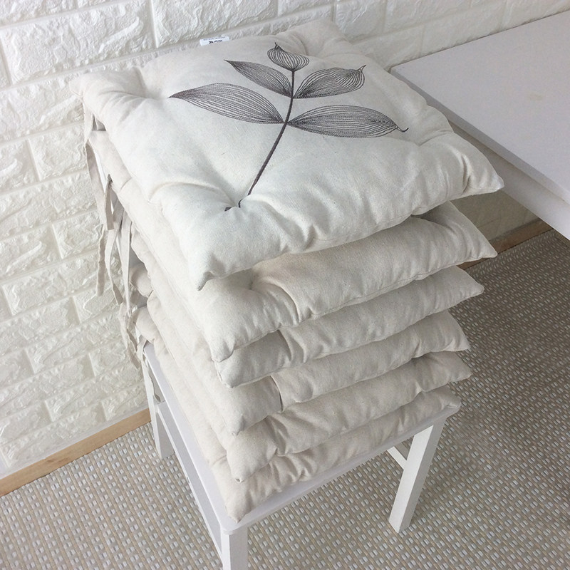 刺绣中式简约棉麻办公室加厚款椅子垫子坐垫冬季榻榻米座垫餐椅垫,居家布艺,椅垫,淘宝优惠券,粉丝福利购,淘宝优惠卷