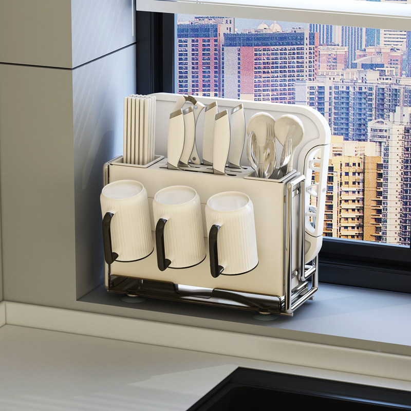 2023新款厨房置物架菜板架刀架一体筷子筒筷笼案板架放菜刀收纳架,厨房/烹饪用具,刀架,淘宝优惠券,粉丝福利购,淘宝优惠卷