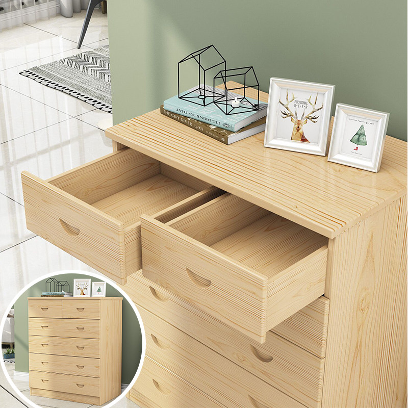 实木五斗柜储物柜组合客厅靠墙五层抽屉式柜简约现代卧室收纳柜子,住宅家具,斗柜,淘宝优惠券,粉丝福利购,淘宝优惠卷
