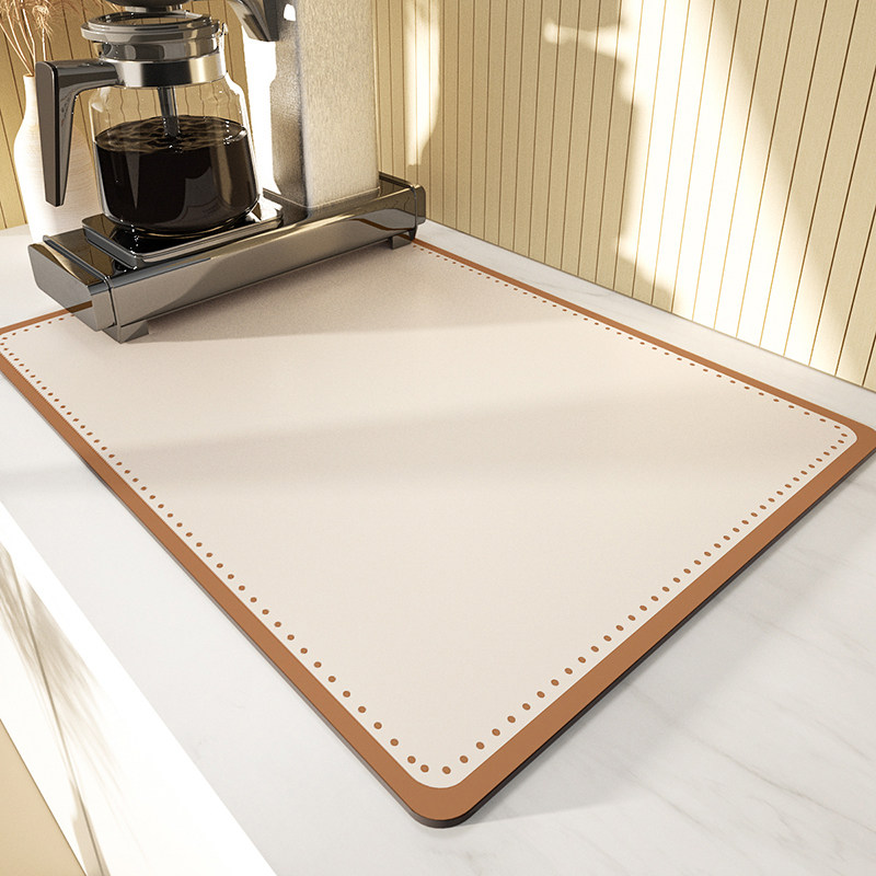 厨房台面沥水垫碗盘吧台垫餐桌垫隔热垫咖啡茶台吸水杯垫餐垫免洗