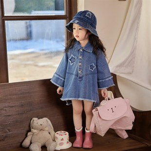 婴儿裙子 新款 陈大猪小O宝 宝宝牛仔连衣裙女休闲时髦洋气2024春装
