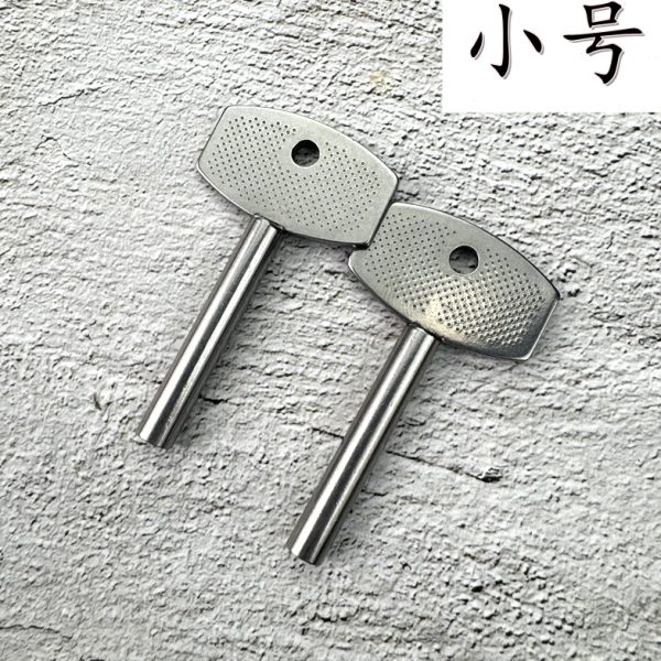 小号5.5mm 通用原厂中小内三角单位钥匙五金配件钥匙老式银色钥匙