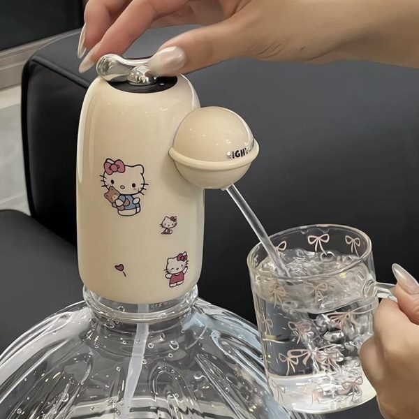 铃铛饮水机桶装水抽水器轻奢纯净水高级电动风自动小水桶简约家具