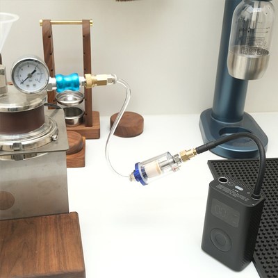 气动咖啡机油水分离器减少气泵油气气动咖啡机配件