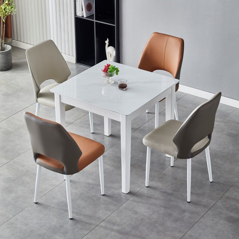 现代简约实木方桌小户型餐桌椅组合正方形家用饭店吃饭出租房桌子